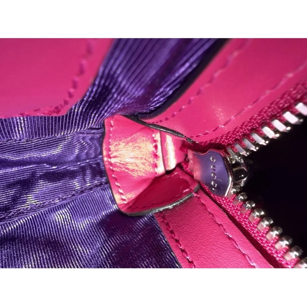 Gucci Matelasse Pink Quilted Crossbody Bag retail $3500 - Picture 4 of 16